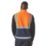 Regatta Pro Zip Collar Hi-Vis Vest Orange/Navy Medium 39.5" Chest