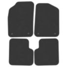 Car Mat Co. Fiat 500 2013 on Carpet & Rubber Car Mats 4 Piece Set