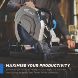 Evolution EVOMAX14ST Mild Steel Circular Saw Blade 355mm x 25.4mm 80T