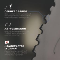 Evolution EVOMAX14ST Mild Steel Circular Saw Blade 355mm x 25.4mm 80T