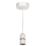 Hager 624SEL212/6 6" Pendant Set (Short Skirt) B22 White 75"