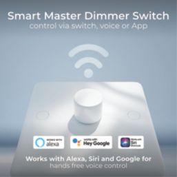 British General BG Smart 1-Gang 2-Way LED Smart Dimmer Switch - Master White