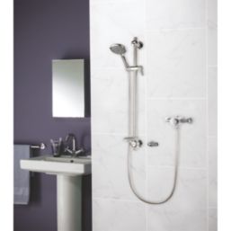 Triton Elina Exposed Single Outlet Thermostatic Chrome Mixer Shower Valve