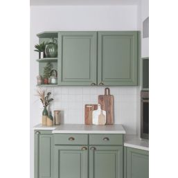 V33 2Ltr Agave Green Satin Kitchen Cupboard Paint