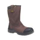 DEWALT Millington Size 10  Brown Waterproof  Safety Rigger Boots