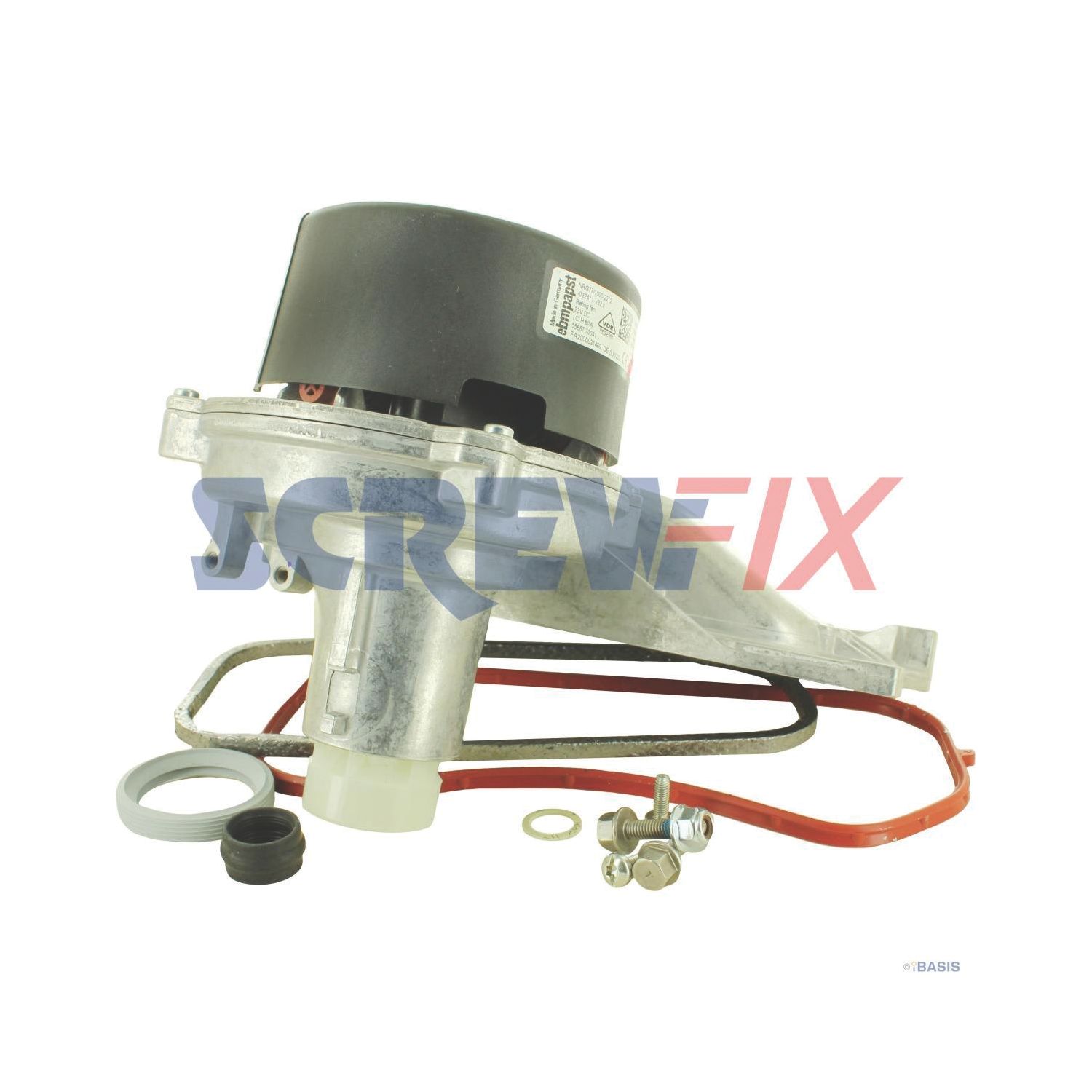 Vaillant 0020195454 Fan, with combustion chamber cover (642GW)