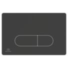 Ideal Standard Oleas P1 Dual-Flush Pneumatic Flushing Plate Silk Black