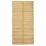 Forest  Softwood Rectangular Slatted Trellis 3' x 6' 6 Pack