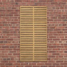 Forest  Softwood Rectangular Slatted Trellis 3' x 6' 6 Pack