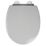 Croydex Lugano Soft-Close with Quick-Release Toilet Seat Moulded Wood Grey