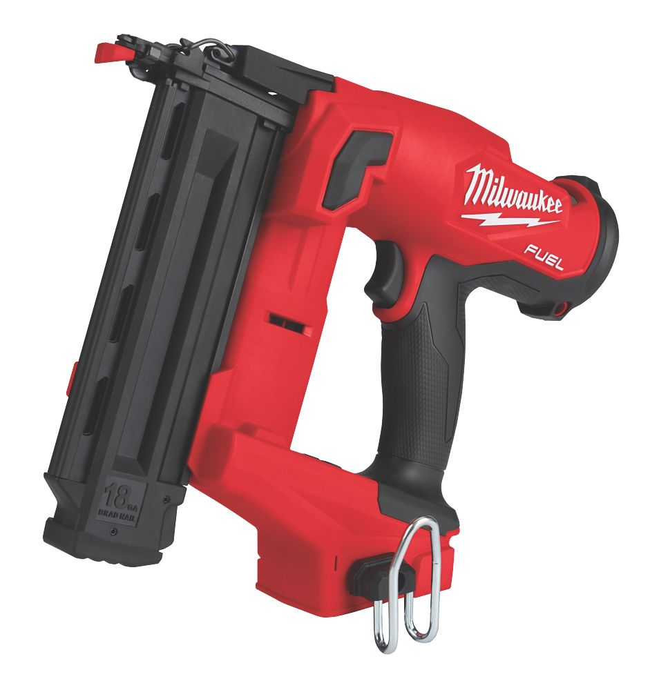Refurb Milwaukee M18 FN18GS FUEL 1.2mm 18V Li-Ion RedLithium Brushless First Fix Cordless Nail Gun - Bare