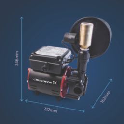Grundfos SSR2-2.0 CN Regenerative Single Universal Shower Pump 2.0bar
