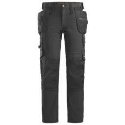 Snickers AW Full Stretch Holster Trousers Black 36" W 32" L