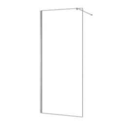 Triton Neo  Frameless Showerwall  Chrome 800mm x 2015mm