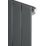 Ximax Oceanus 1200mm x 445mm 1997BTU Anthracite Vertical Designer Radiator