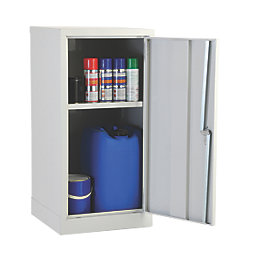 Barton  1-Shelf COSHH Cabinet  Grey 457mm x 457mm x 915mm