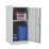Barton  1-Shelf COSHH Cabinet  Grey 457mm x 457mm x 915mm