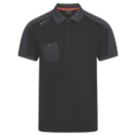 Regatta Tactical Offensive Polo Shirt Black Small 37 1/2" Chest
