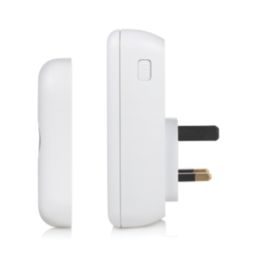 Byron DBY-22312UK Plug-In Wireless Doorbell Kit White 2 Piece Set