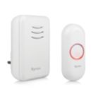 Byron DBY-22312UK Plug-In Wireless Doorbell Kit White 2 Piece Set