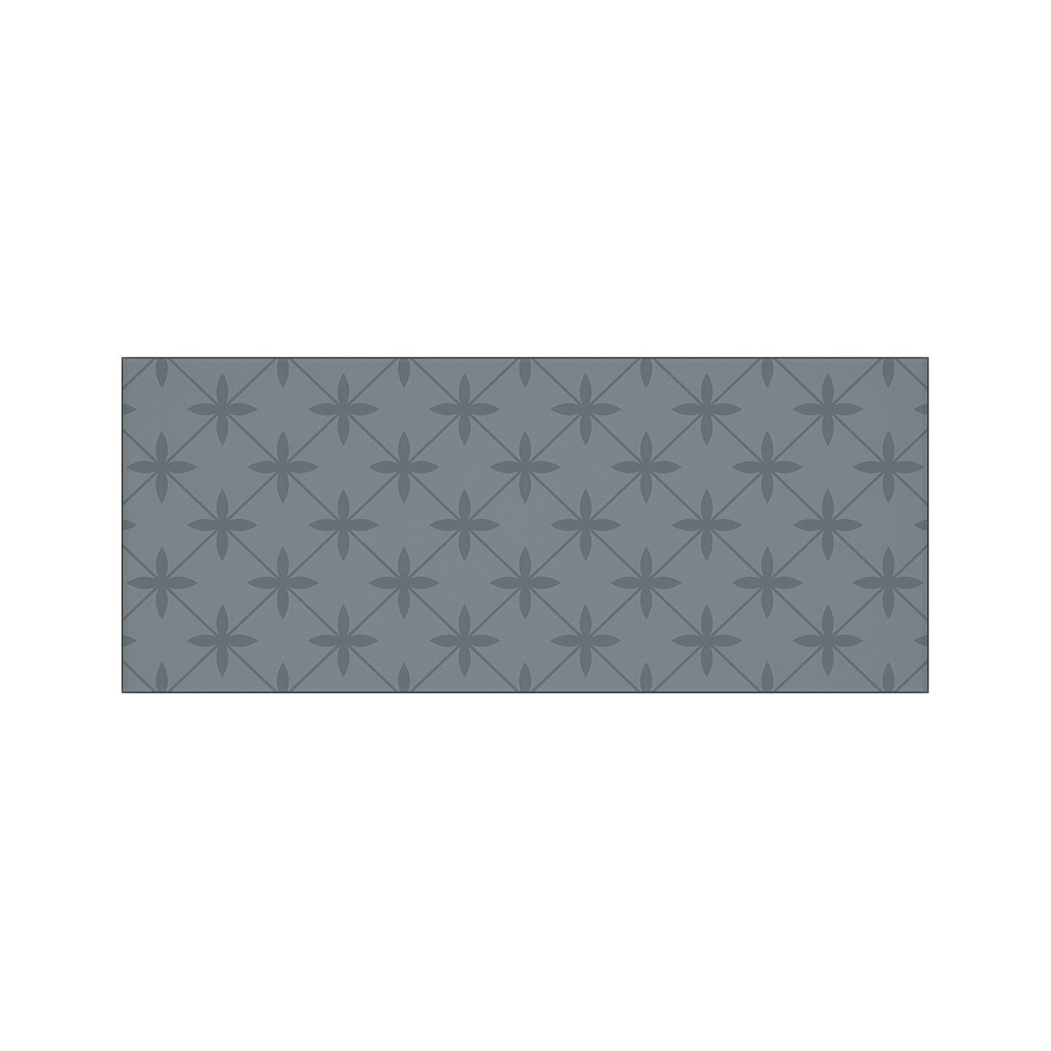 Laura Ashley Wicker Self-Adhesive Bathroom Splashback Gloss Chalk Blue 250mm x 600mm x 4mm (642YR)