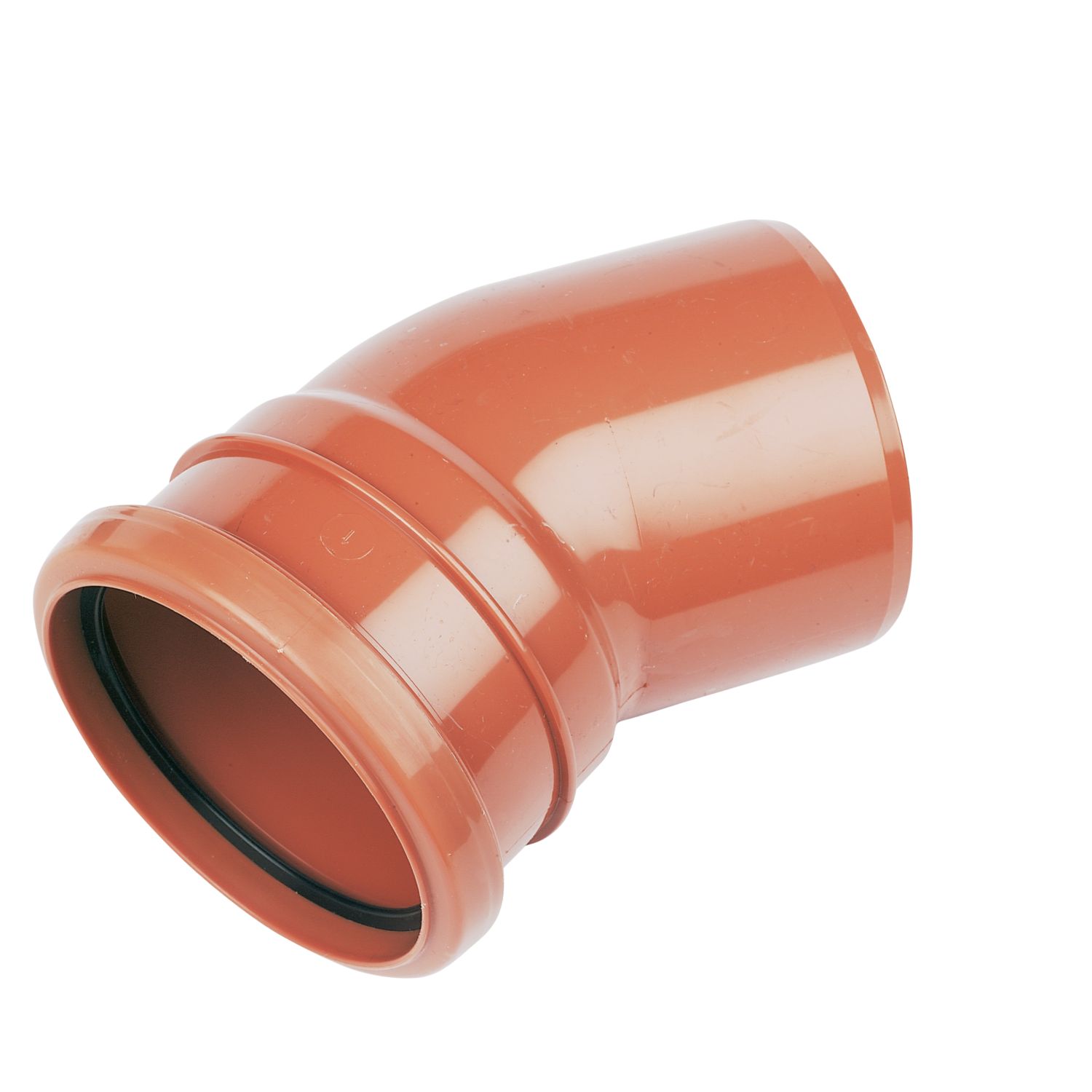 FloPlast Push-Fit 30° Single Socket Bend 110mm (64301)