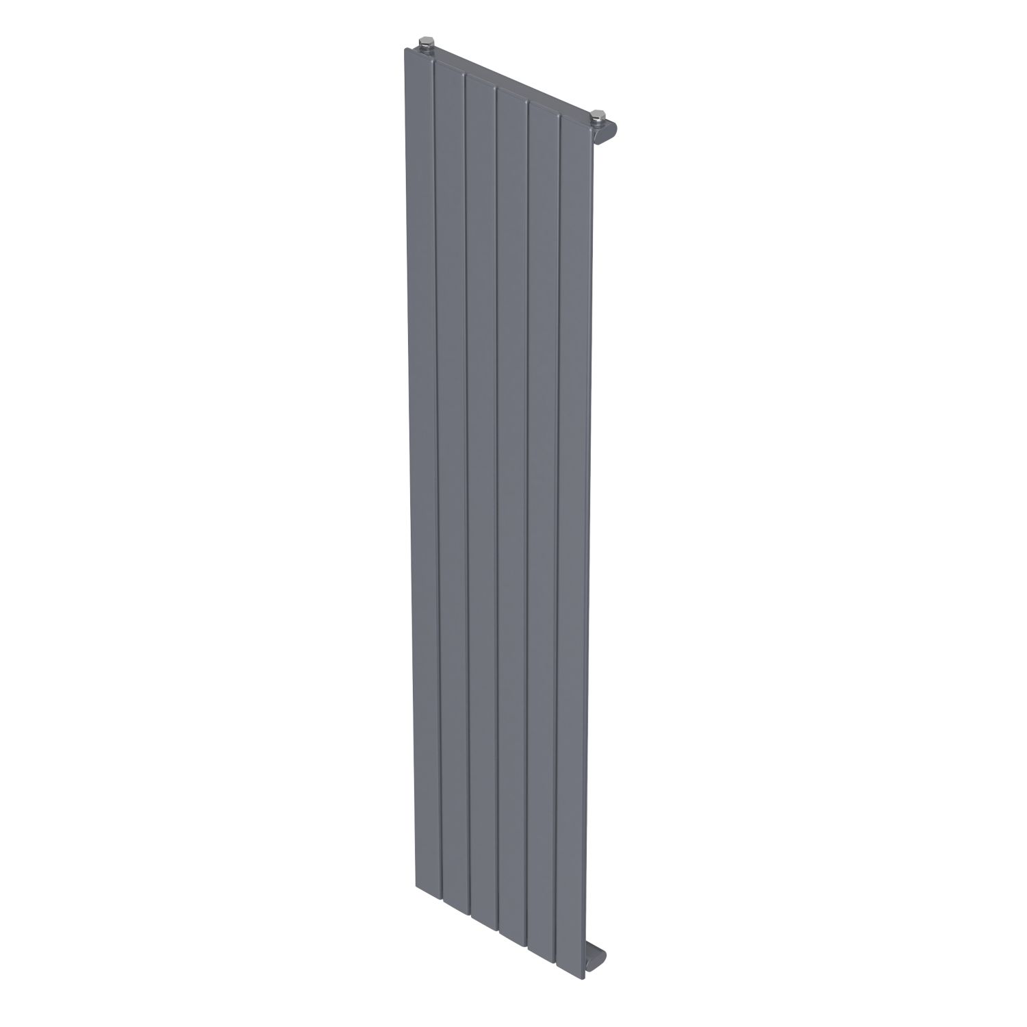 Flomasta 1800mm x 433mm 3088BTU Silver Vertical Designer Radiator (6431D)