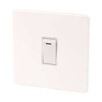 Varilight  20AX 1-Gang DP Control Switch Ice White with Neon with White Inserts