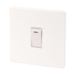 Varilight  20AX 1-Gang DP Control Switch Ice White with Neon with White Inserts