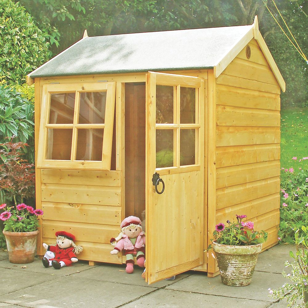 Wooden cheap playhouse screwfix