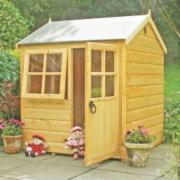 Shire Bunny 4' x 4' (Nominal) Shiplap T&G Timber Playhouse