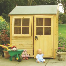 Shire Bunny 4' x 4' (Nominal) Shiplap T&G Timber Playhouse