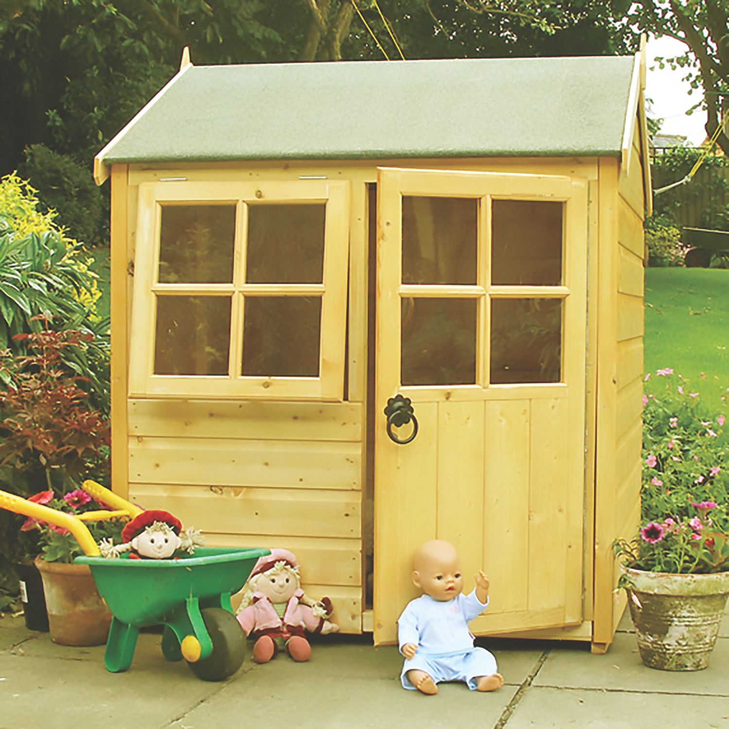 Shire Bunny 4' x 4' (Nominal) Shiplap T&G Timber Playhouse (64363)