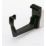 FloPlast  uPVC Square Fascia Brackets Black 114mm 10 Pack