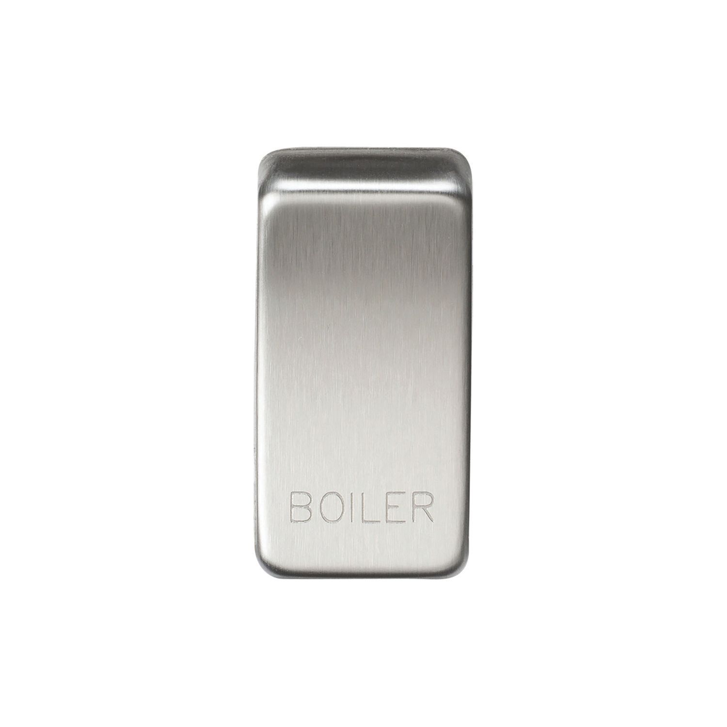 Knightsbridge 'BOILER' Switch Cover Brushed Chrome (643CR)