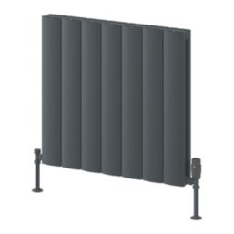 Reina Loco Double 600mm x 660mm 2459BTU Anthracite Horizontal Designer Radiator