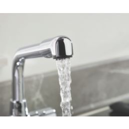 Bristan Manhattan Mono Kitchen Mixer Taps Chrome-Plated 1 Pair