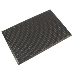COBA Europe Bubblemat Anti-Fatigue Floor Mat Black 0.9m x 0.6m x 14mm