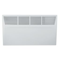 Manrose HP24TIMPH100T 1000W Electric Wall-Mounted Panel Heater 440mm x 455mm White 3500BTU