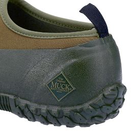 Muck Boots Muckster II Low Lightweight Size 10  Black/Moss Waterproof Slip-On Non Safety Shoes