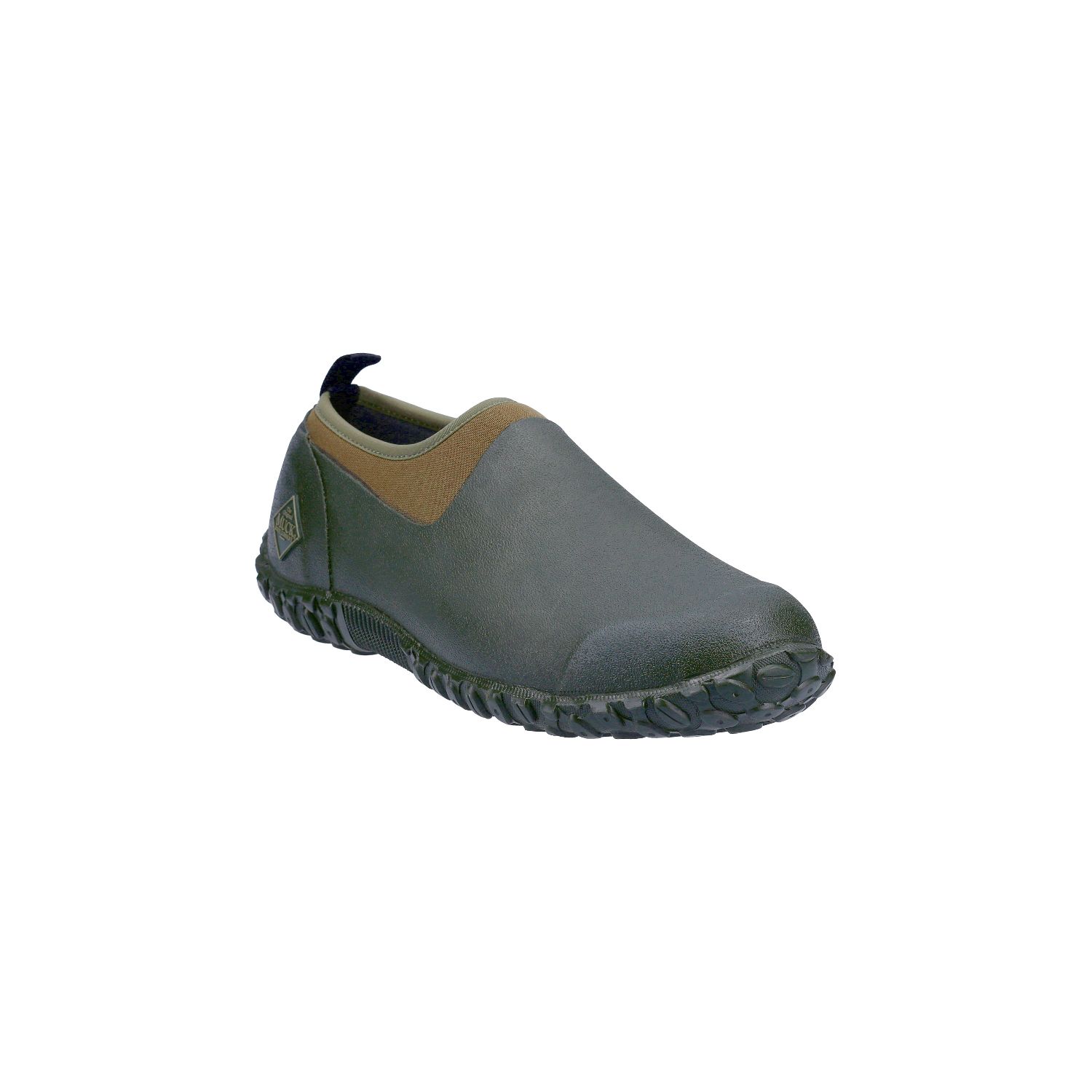 Muck Boots Muckster II Low Size 10 Black/Moss Waterproof Slip-On Non Safety Shoes (643JT)