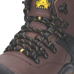 Amblers FS197    Safety Boots Brown Size 7