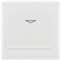 British General 800 Series 16A Key Card Switch White