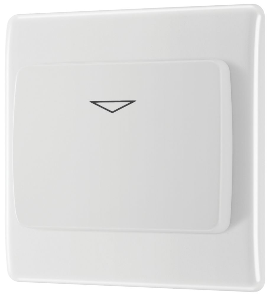 British General 800 Series 16A Key Card Switch White