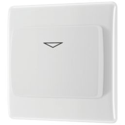 British General 800 Series 16A Key Card Switch White