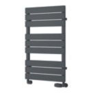 Reina 823mm x 500mm 1356BTU Anthracite Flat Designer Towel Radiator