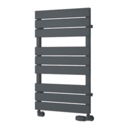 Reina 823mm x 500mm 1356BTU Anthracite Flat Designer Towel Radiator