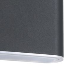 Eglo Grutti Outdoor LED Wall Light Anthracite 2.9W 640lm
