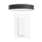 Philips Hue Ambiance Enrave  LED Ceiling Light Black 9.6W 950-1220lm