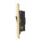 Arlec  10A 2-Gang 2-Way Light Switch  Gold